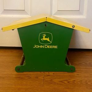 John Deere Metal Bird Feeder